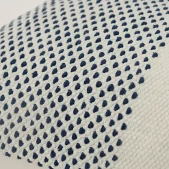 Kirklands Home Blue Dotted Colorblock Throw Pillow