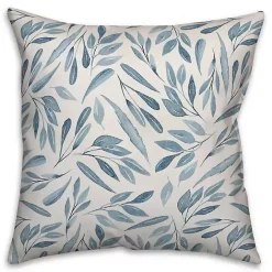 New Kirklands Home Blue Easter Blessings Floral Pillow