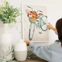 Best Kirklands Home Fall Bike Framed Art Print Blue