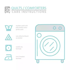 Clearance Kirklands Home Blue Farmhouse 3-pc. Full/Queen Comforter Set