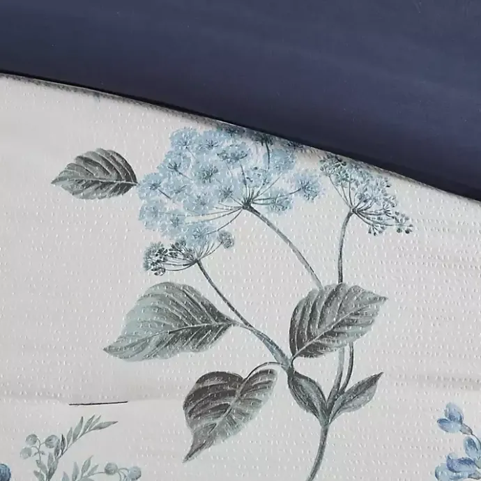 Best Kirklands Home Blue Floral 7-pc. Full/Queen Comforter Set
