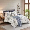Hot Kirklands Home Blue Floral 7-pc. King Comforter Set