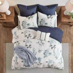 Hot Kirklands Home Blue Floral 7-pc. King Comforter Set