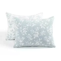 Best Kirklands Home Blue Floral Reversible 3-pc. Full/Queen Quilt Set