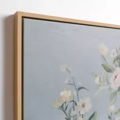 Sale Kirklands Home Blue Floral Still Life Framed Canvas Art Print