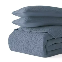 Discount Kirklands Home Floral Stitch 2-pc. Twin Quilt Set Blue