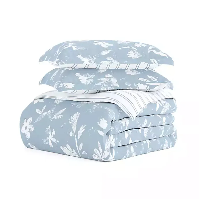 Kirklands Home Blue Garden Farmhouse 3-pc. Queen Duvet Cover Set