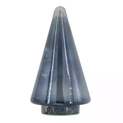 Best Kirklands Home Glass Cone Shaped Christmas Tree, 11.5 in. Blue