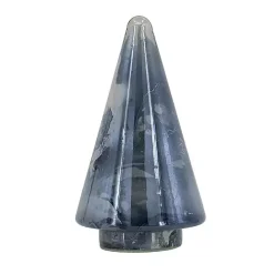 Best Kirklands Home Glass Cone Shaped Christmas Tree, 11.5 in. Blue