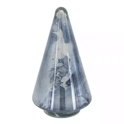 Best Kirklands Home Glass Cone Shaped Christmas Tree, 11.5 in. Blue