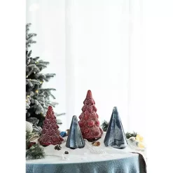 Best Kirklands Home Glass Cone Shaped Christmas Tree, 11.5 in. Blue