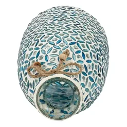 Sale Kirklands Home Blue Glass Mosaic Vase