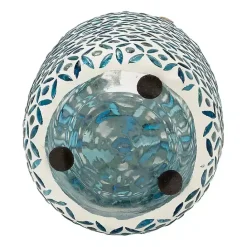 Sale Kirklands Home Blue Glass Mosaic Vase
