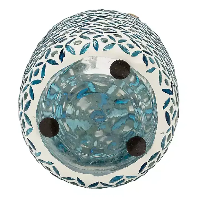 Sale Kirklands Home Blue Glass Mosaic Vase
