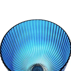 Best Kirklands Home Glass Vase with Silver Pedestal Base, 16 in. Blue