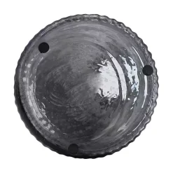 Online Kirklands Home Grooved Glass Vase, 16in Blue