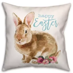 Discount Kirklands Home Blue Happy Easter Pillow Multi