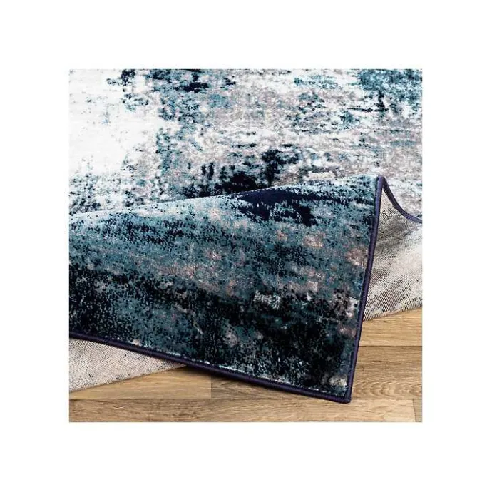 Best Kirklands Home Blue Harper Abstract Area Rug, 5x7