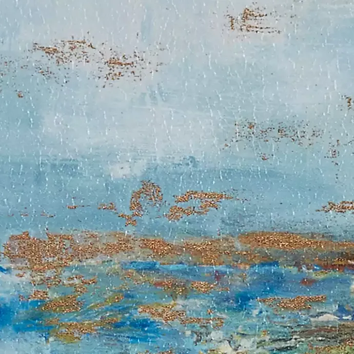 Hot Kirklands Home Blue Horizon Framed Canvas Art Prints, Set of 5