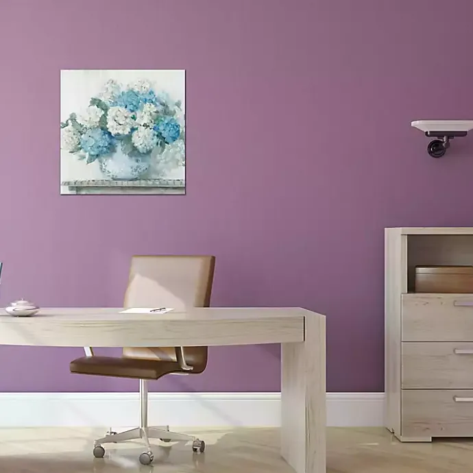 Clearance Kirklands Home Blue Hydrangea Cottage Canvas Print