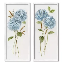 Hot Kirklands Home Blue Hydrangea Giclee Canvas Art Prints, Set of 2