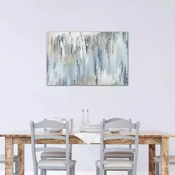 Clearance Kirklands Home Blue Illusion Canvas Art Print