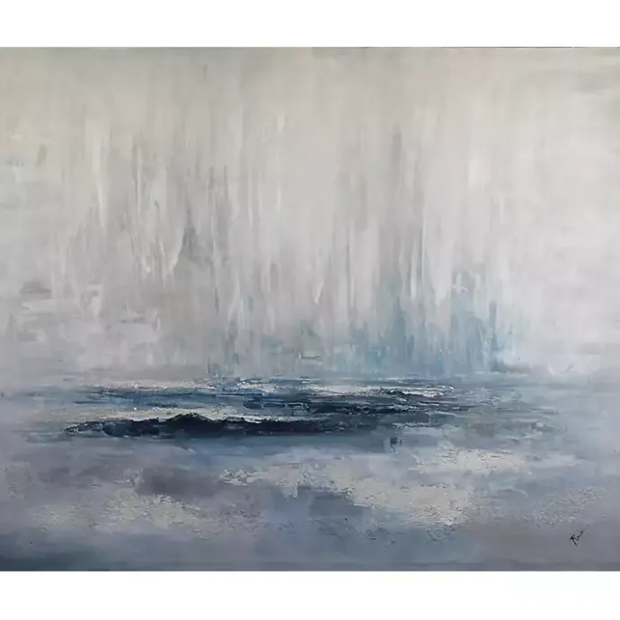 Best Kirklands Home Blue Lace Canvas Art Print