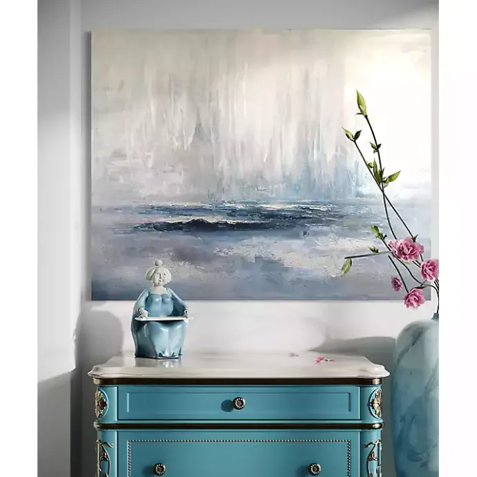 Best Kirklands Home Blue Lace Canvas Art Print