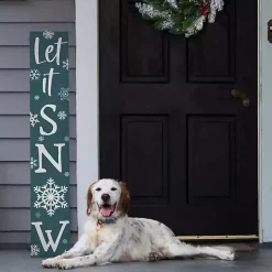 Online Kirklands Home Blue Let It Snow Porch Board