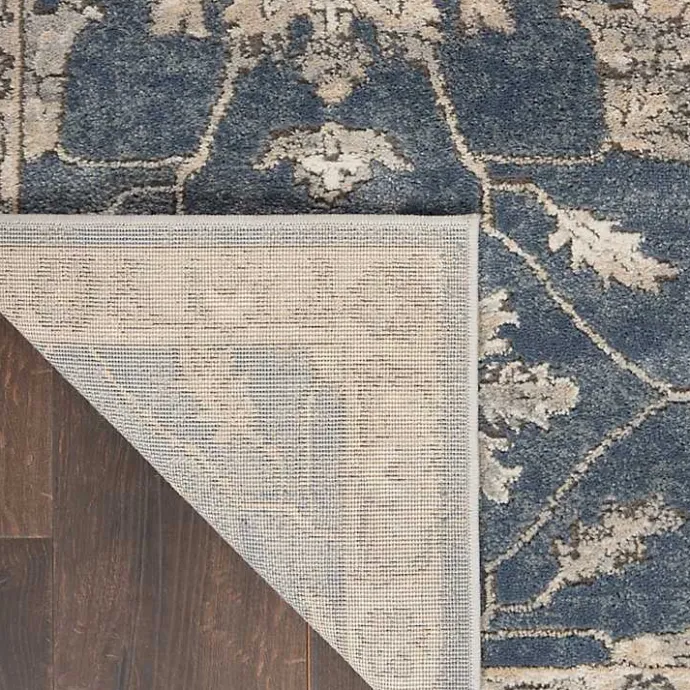 Sale Kirklands Home Blue Lush Vines Area Rug, 4x6