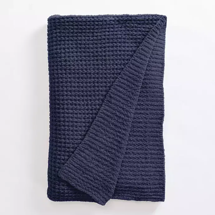 Best Kirklands Home Luxury Knit Throw Blue