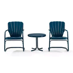 Hot Kirklands Home Madison 3-pc. Chat Set Blue