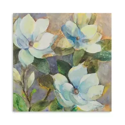 New Kirklands Home Blue Magnolias Canvas Art Print