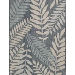 Clearance Kirklands Home Blue Malibu Leafy Outdoor Area Rug, 7x10
