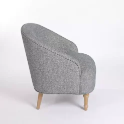 Outlet Kirklands Home Maria Curved Accent Chair Blue