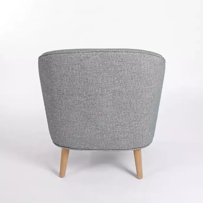 Outlet Kirklands Home Maria Curved Accent Chair Blue