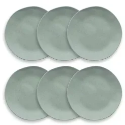 Discount Kirklands Home Melamine Santal Salad Plates, Set of 6 Blue