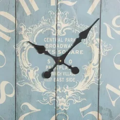 Online Kirklands Home Blue Metal and Rope Wall Clock