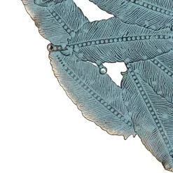 Best Kirklands Home Metal Feather Round Wall Plaques, Set of 3 Blue