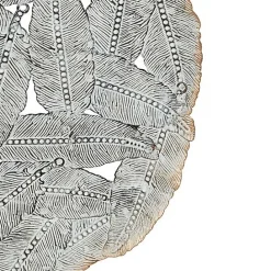 Best Kirklands Home Metal Feather Round Wall Plaques, Set of 3 Blue