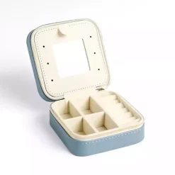 Online Kirklands Home Monogram E Travel Jewelry Box Blue