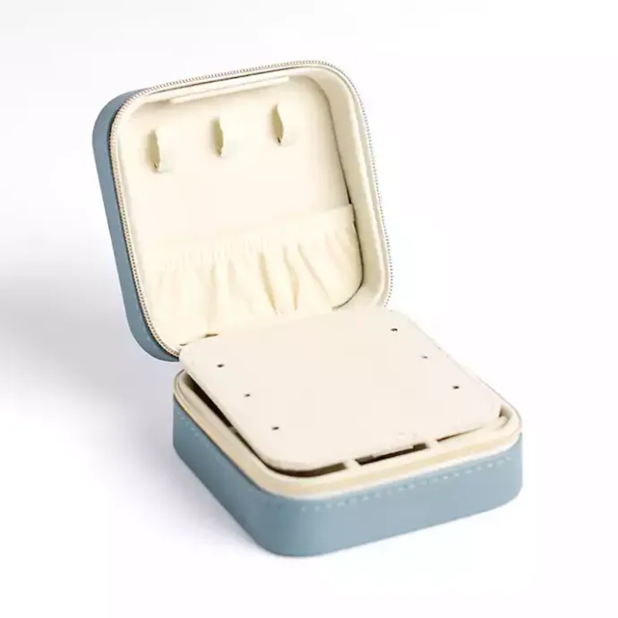 Clearance Kirklands Home Monogram R Travel Jewelry Box Blue