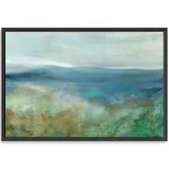 Sale Kirklands Home Blue Mountain Overlook Framed Canvas Art Print