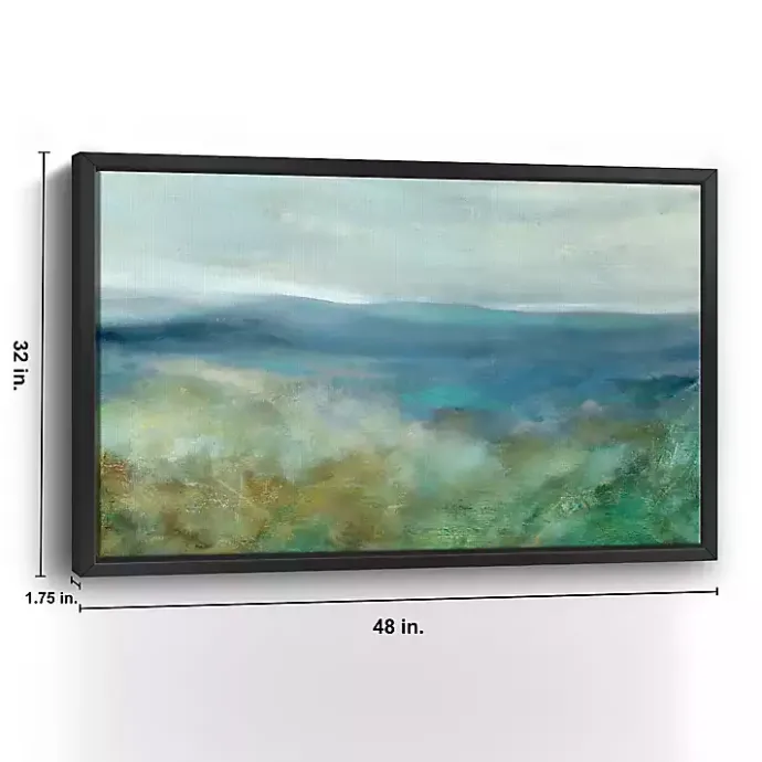 Sale Kirklands Home Blue Mountain Overlook Framed Canvas Art Print