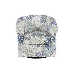 Sale Kirklands Home Ocean Bonnie Swivel Accent Chair Blue