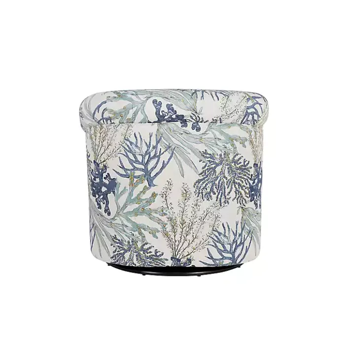 Sale Kirklands Home Ocean Bonnie Swivel Accent Chair Blue