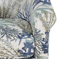 Sale Kirklands Home Ocean Bonnie Swivel Accent Chair Blue