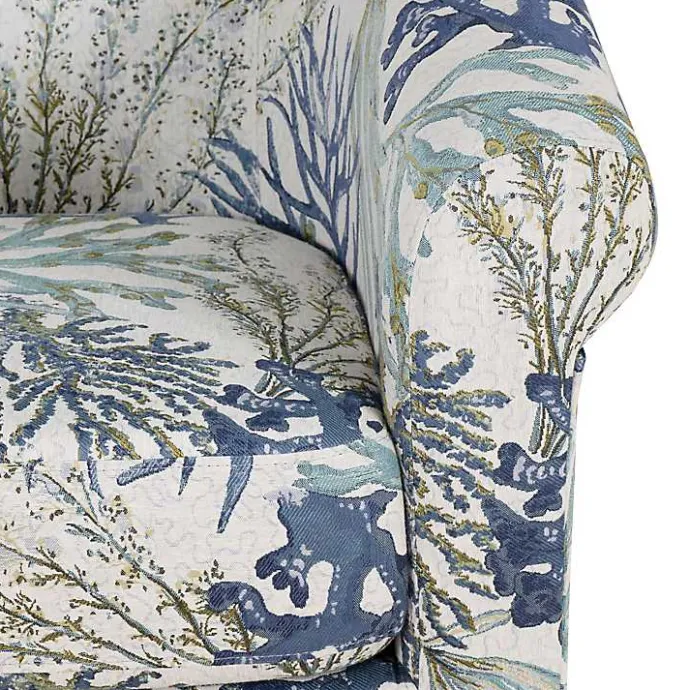 Sale Kirklands Home Ocean Bonnie Swivel Accent Chair Blue