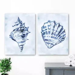 Clearance Kirklands Home Blue Ocean Treasures Canvas Art Prints, Set of 2