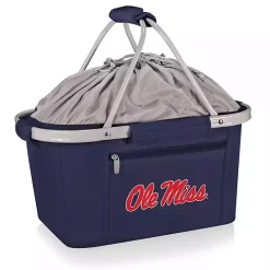 New Kirklands Home Ole Miss Rebels Cooler Basket Blue
